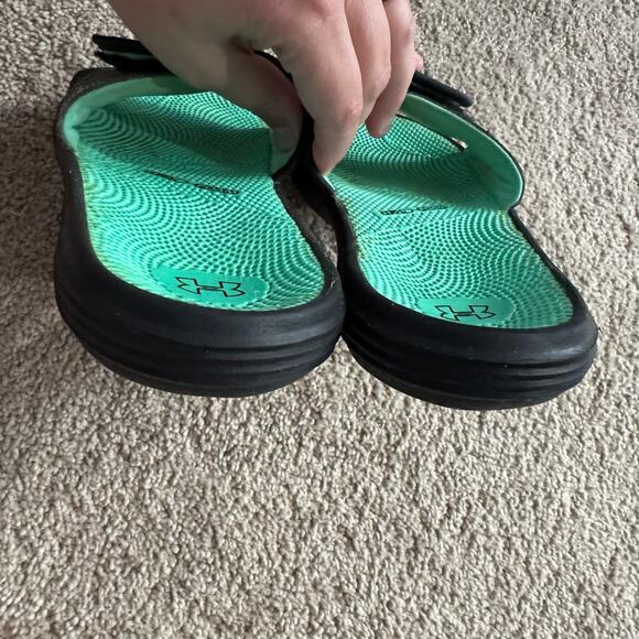 UA Under Armour Adjustable Strap Slides Sandals Open Toe Women's Size 7 - Picture 5 of 10